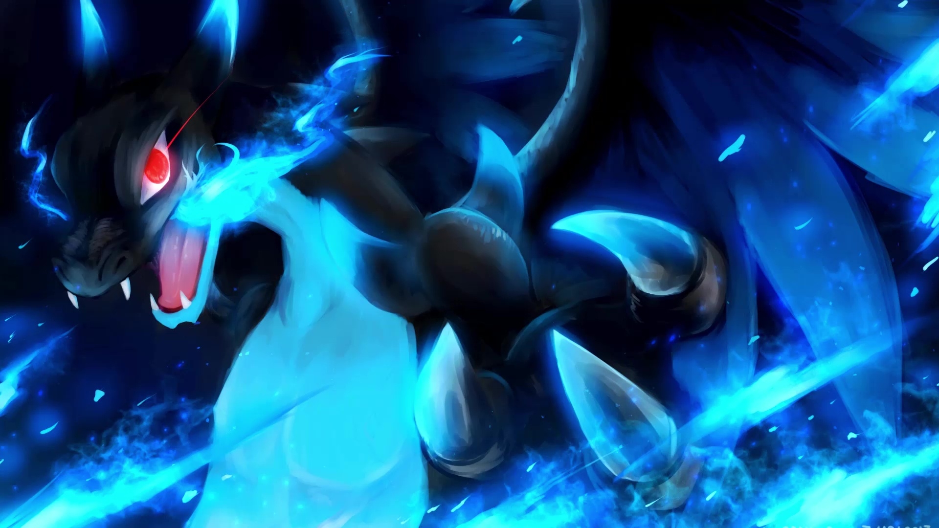 1920x1080 Mega Charizard X Pokemon Live Wallpaper, Desktop