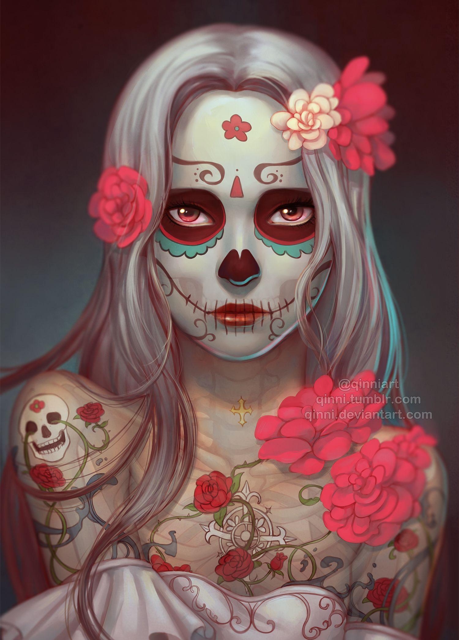 1500x2100 Dia de los Muertos: Day of the Dead Wallpaper, Phone