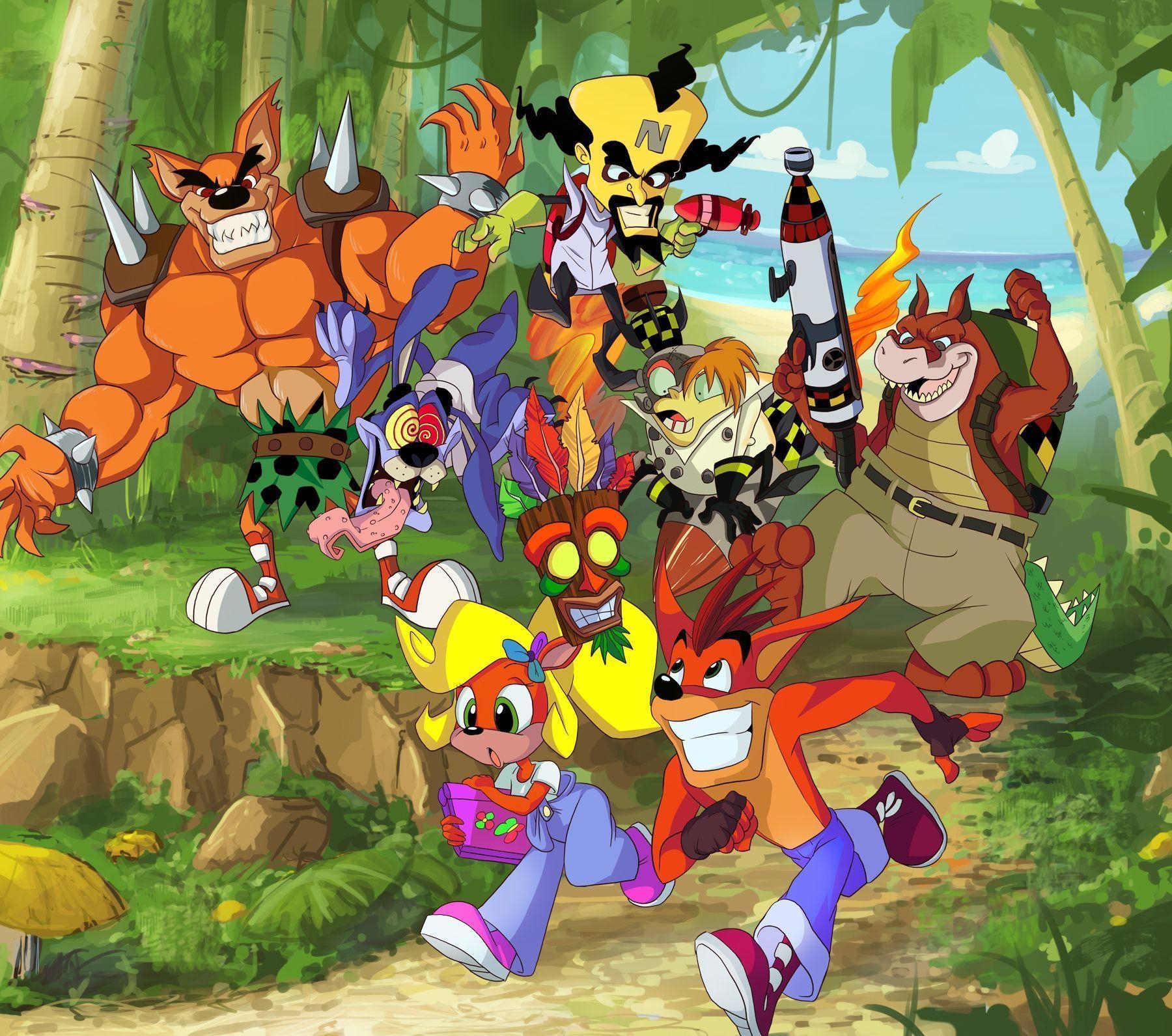 1800x1600 Crash Bandicoot HD Wallpaper, Desktop