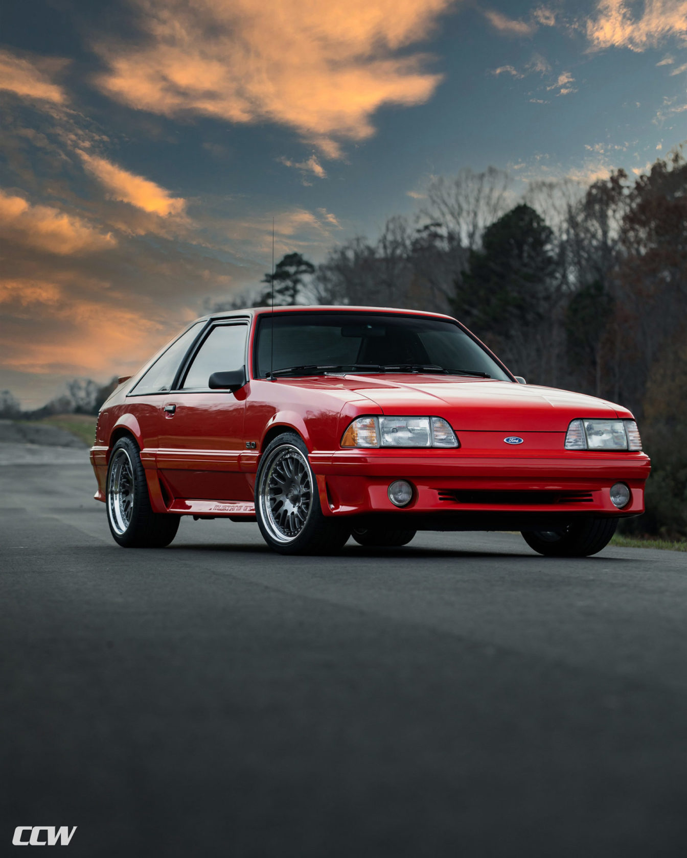 1350x1680 Adding A Bit Of A Twist To This Red Ford Mustang Foxbody, Phone