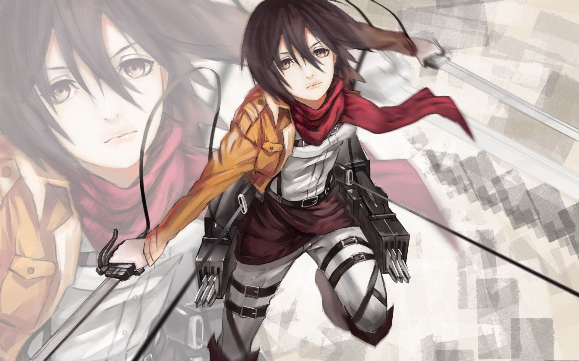 1920x1200 Mikasa Ackerman no Kyojin Wallpaper for Widescreen Desktop PC 1920x1080 Full HD, Desktop