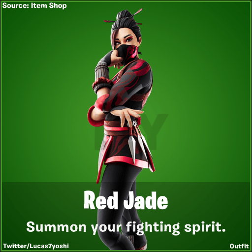 520x520 Red Jade Fortnite wallpaper, Phone