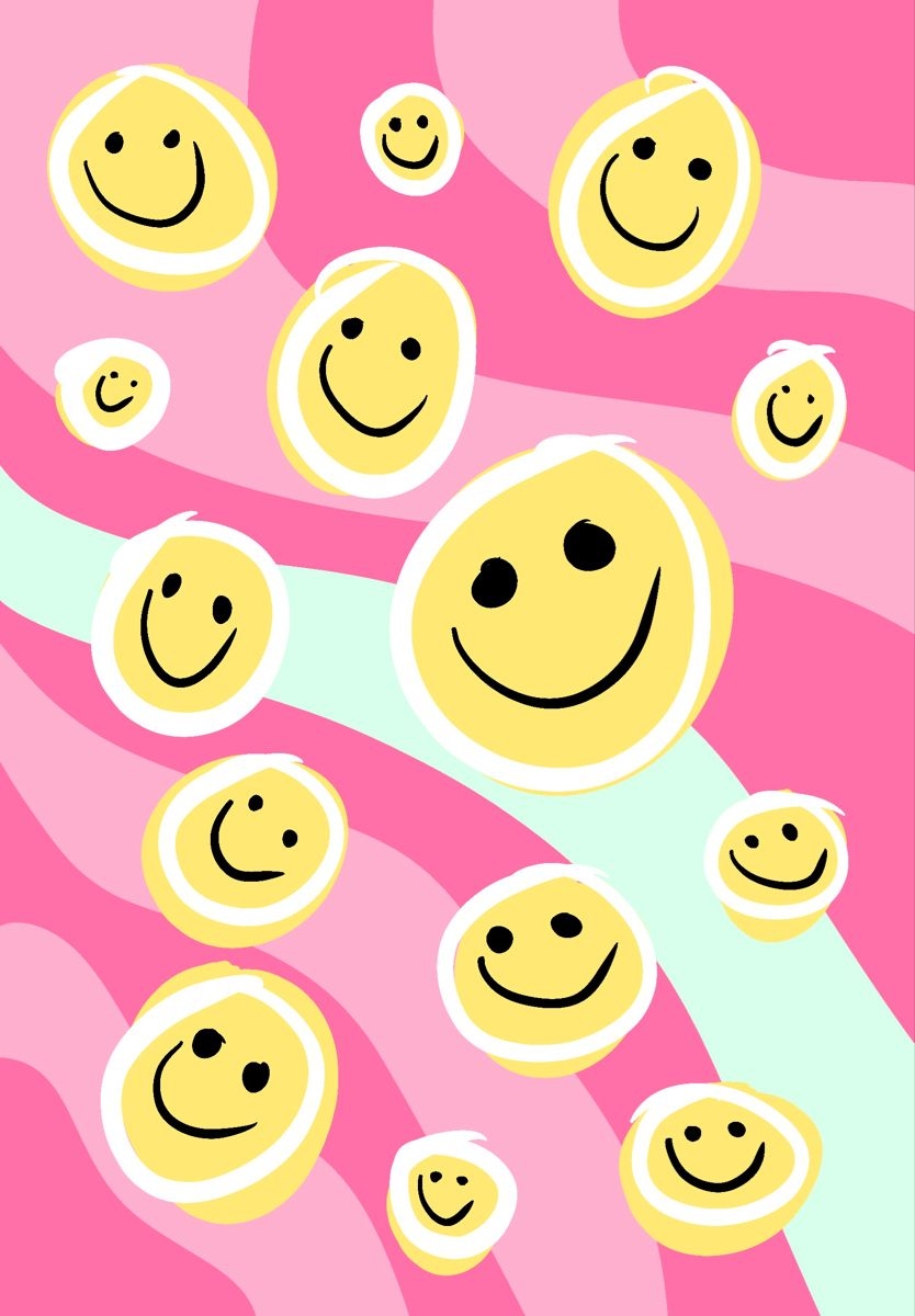 840x1200 Smiley Face Wallpaper. Preppy wallpaper, Funky wallpaper, Phone wallpaper patterns, Phone