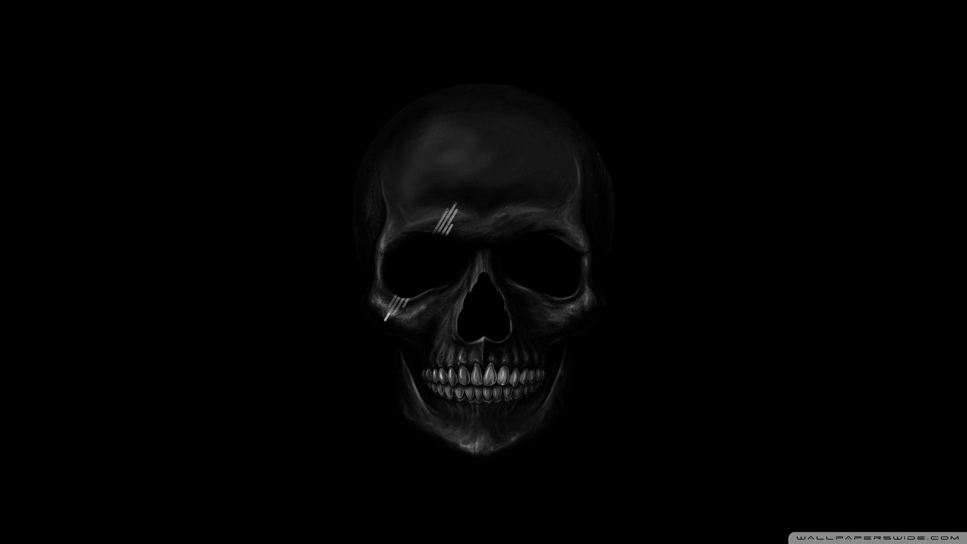 1920x1080 Black Skull ❤ 4K HD Desktop Wallpaper for 4K Ultra HD TV • Dual, Desktop