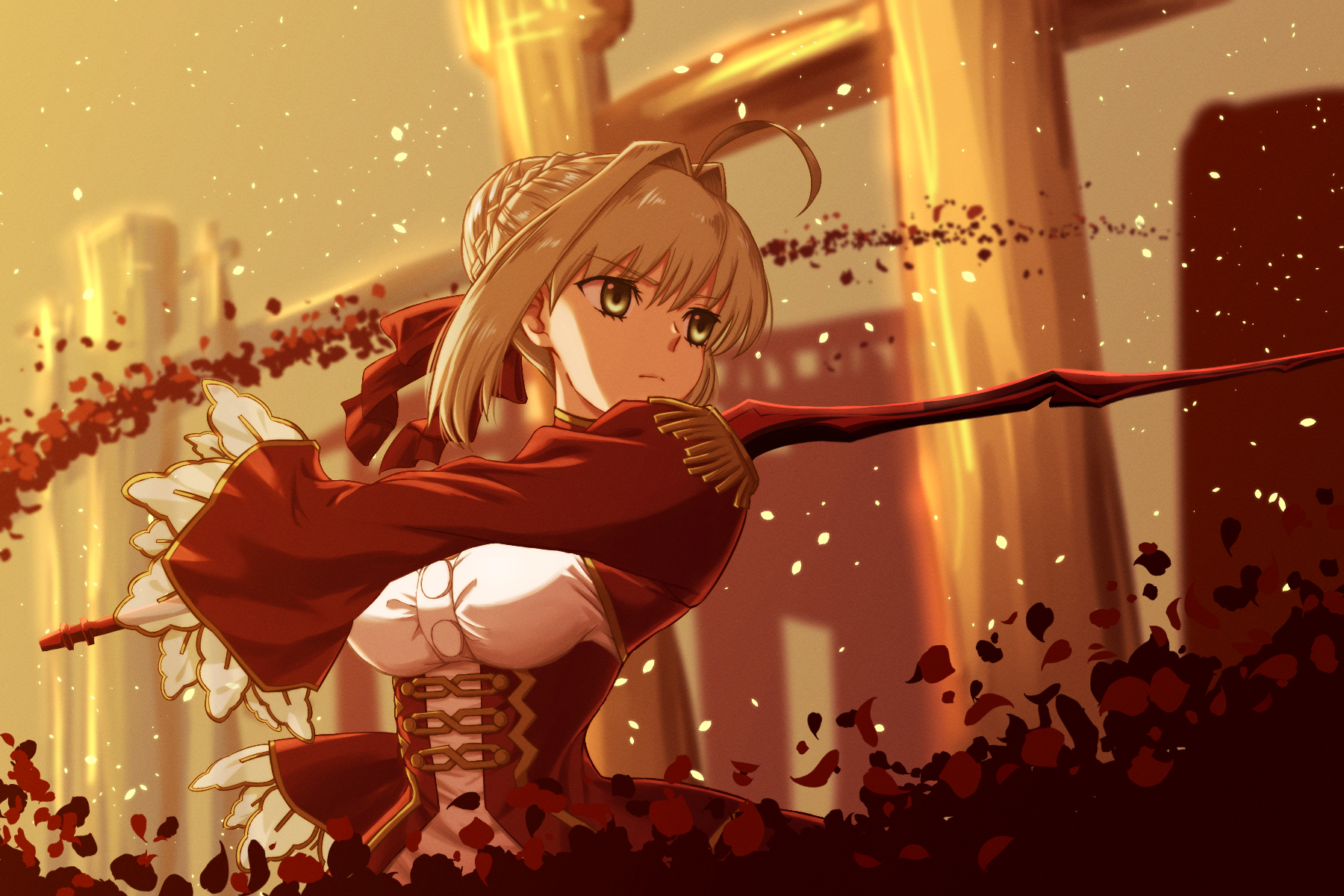 1800x1200 Anime Fate Extra Fate Series Nero Claudius Saber (Fate Series) Wallpaper. Fate Stay Night, Fate Stay Night Series, Fate Extra Saber, Desktop