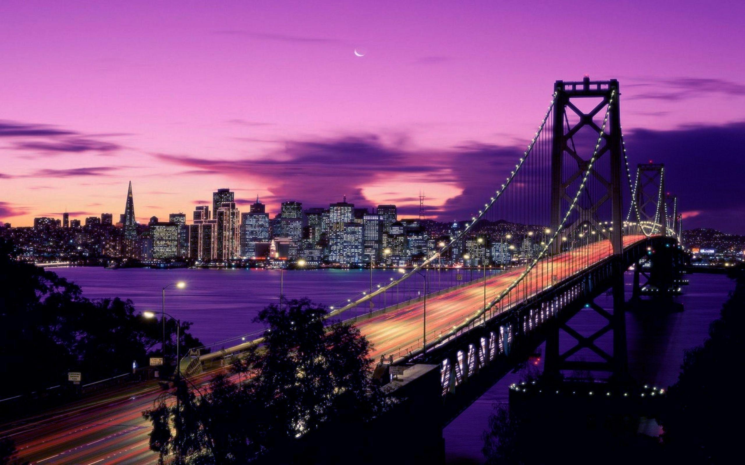 2560x1600 Sunset in San Francisco Full HD Wallpaper, Desktop