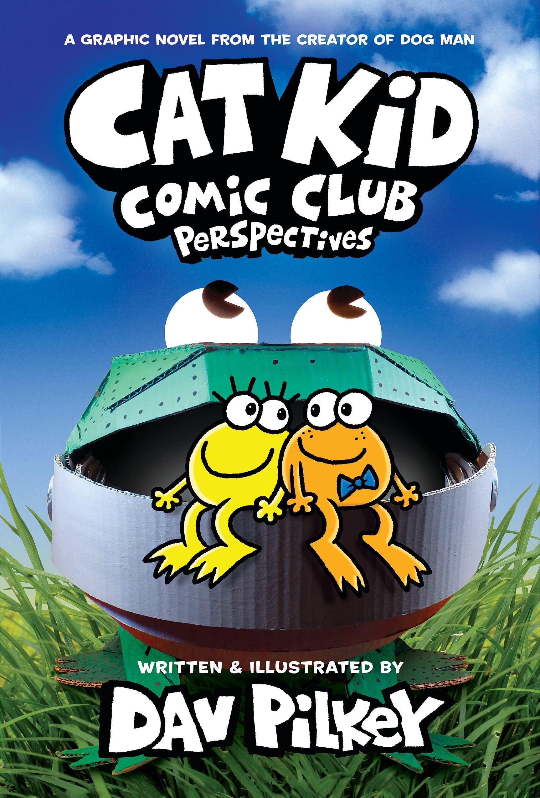 1730x2550 Cat Kid Comic Club: Perspectives: A Graphic Novel (Cat Kid Comic Club ): From the Creator of Dog Man: 9781338784855: Pilkey, Dav, Pilkey, Dav: Books, Phone