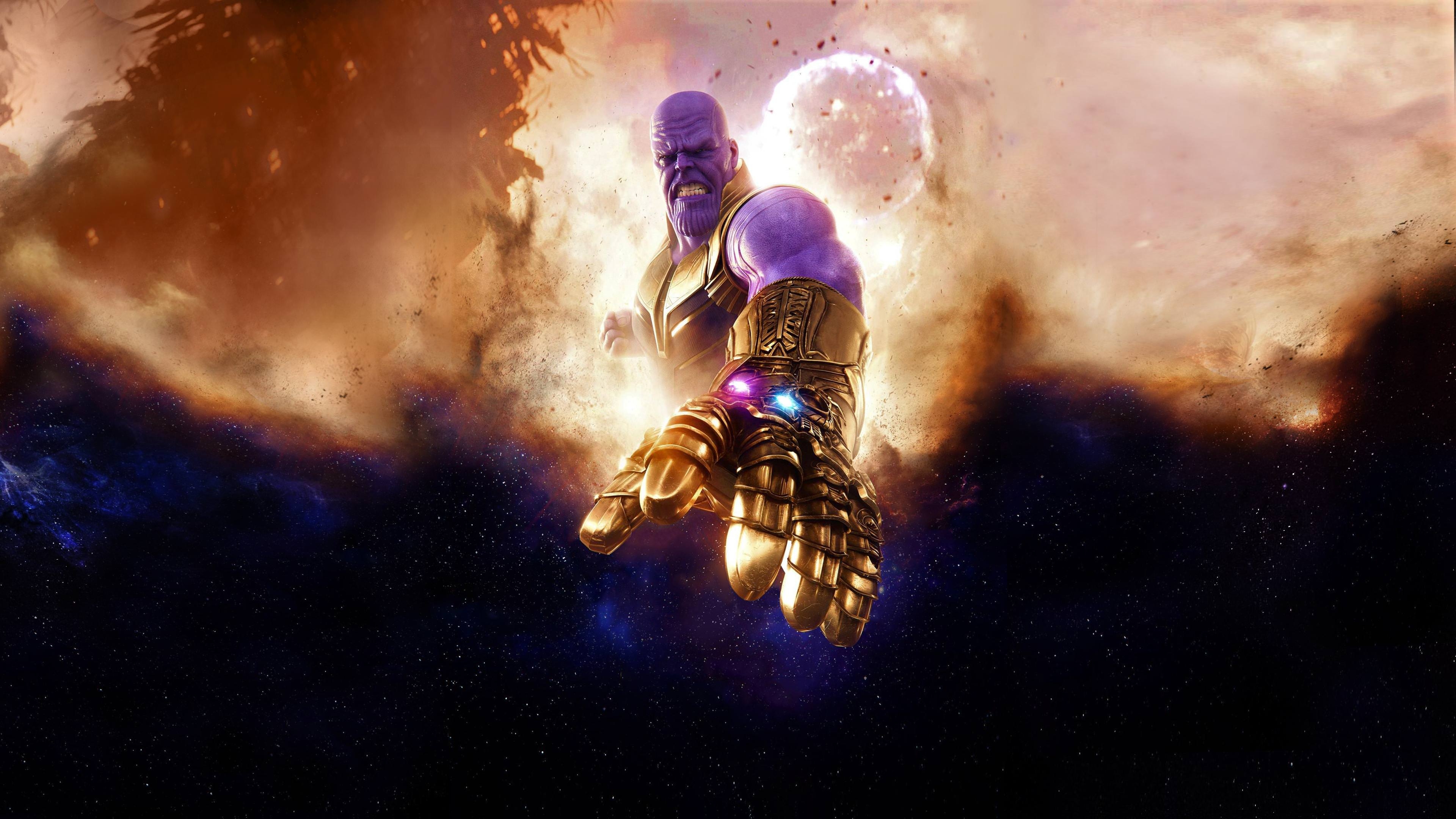 3840x2160 Wallpaper Thanos, Avengers: Infinity War, 4K, Movies, Desktop