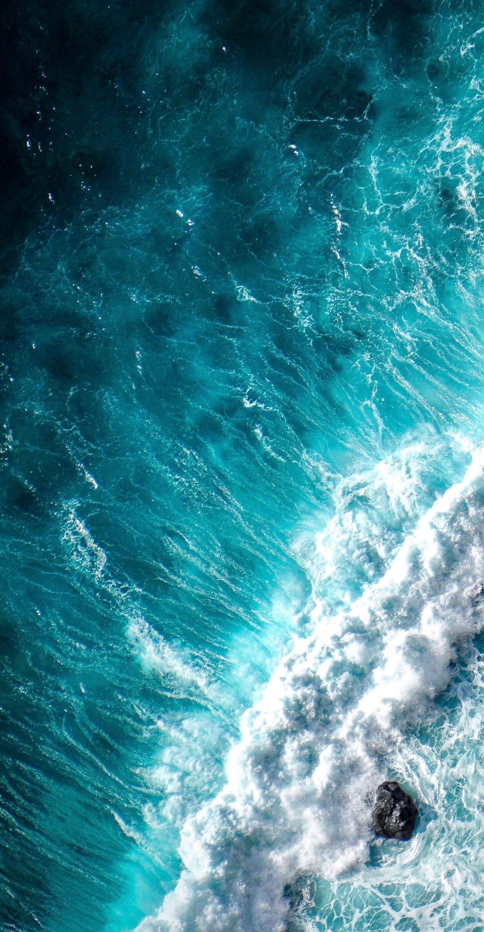 1680x3220 Aerial blue. Ocean wallpaper, Abstract iphone wallpaper, Phone, Phone