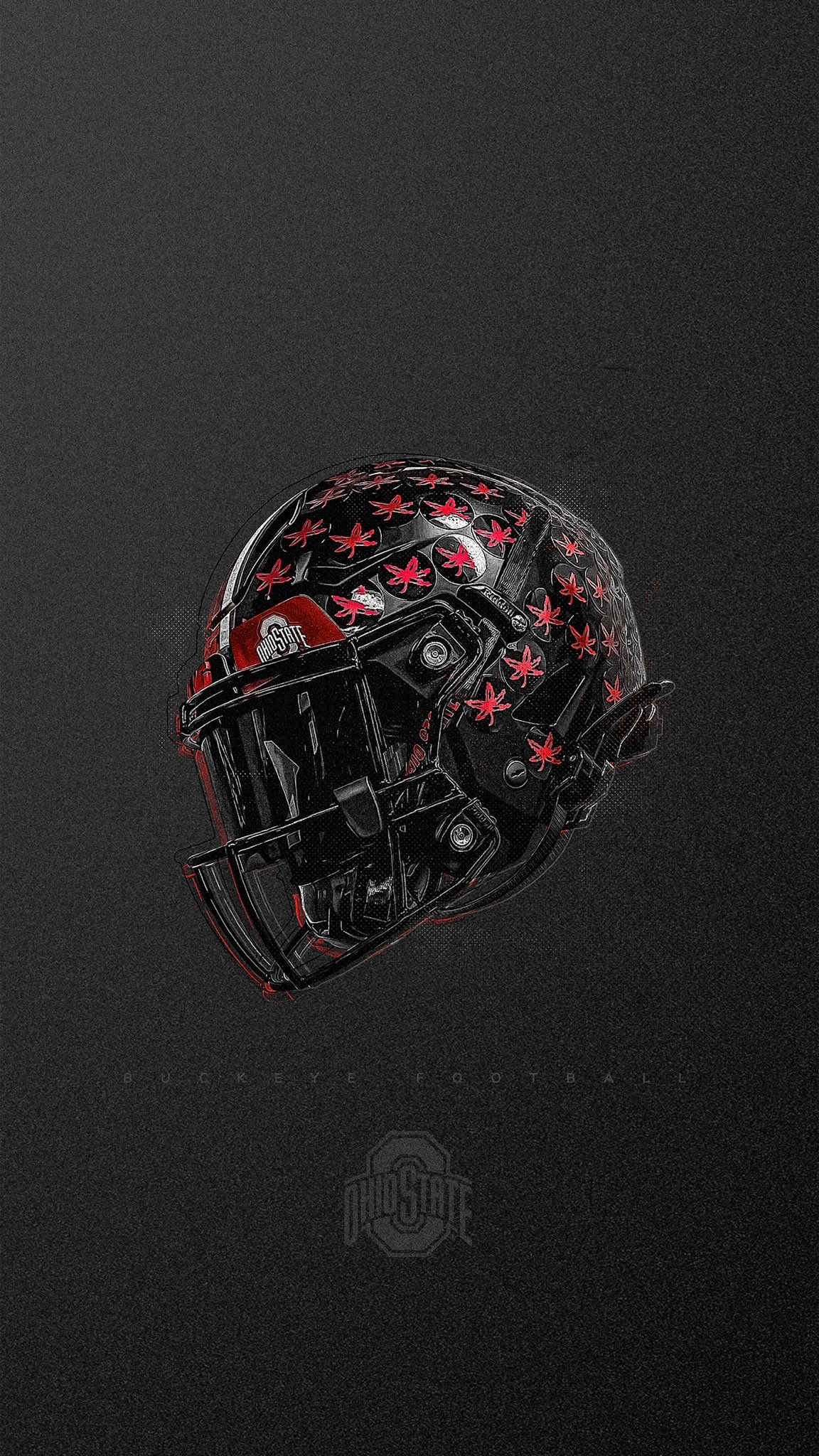 1160x2050 Ohio State Football drip⚫️, Phone