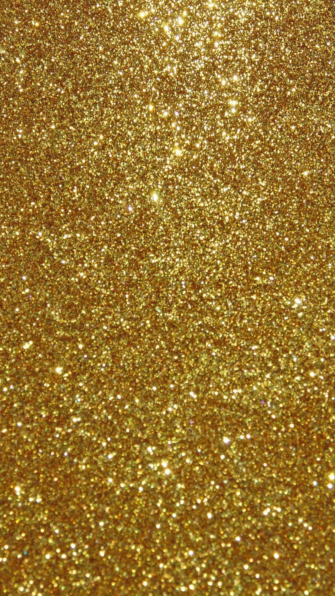 1080x1920 Gold Glitter Wallpaper For iPhone. Phone: Screen Savers, Phone