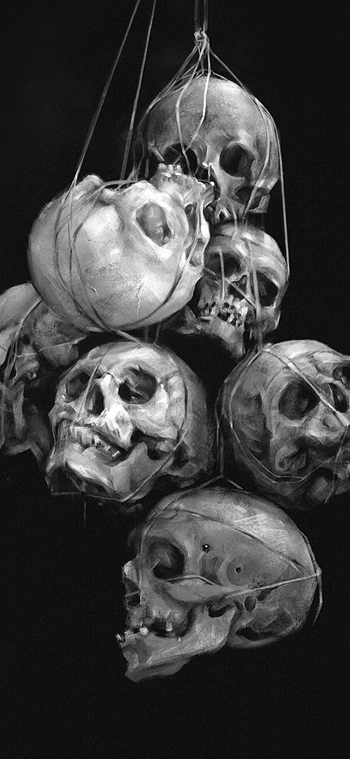 1130x2440 Apple Skull iPhone Wallpaper Free Apple Skull iPhone, Phone