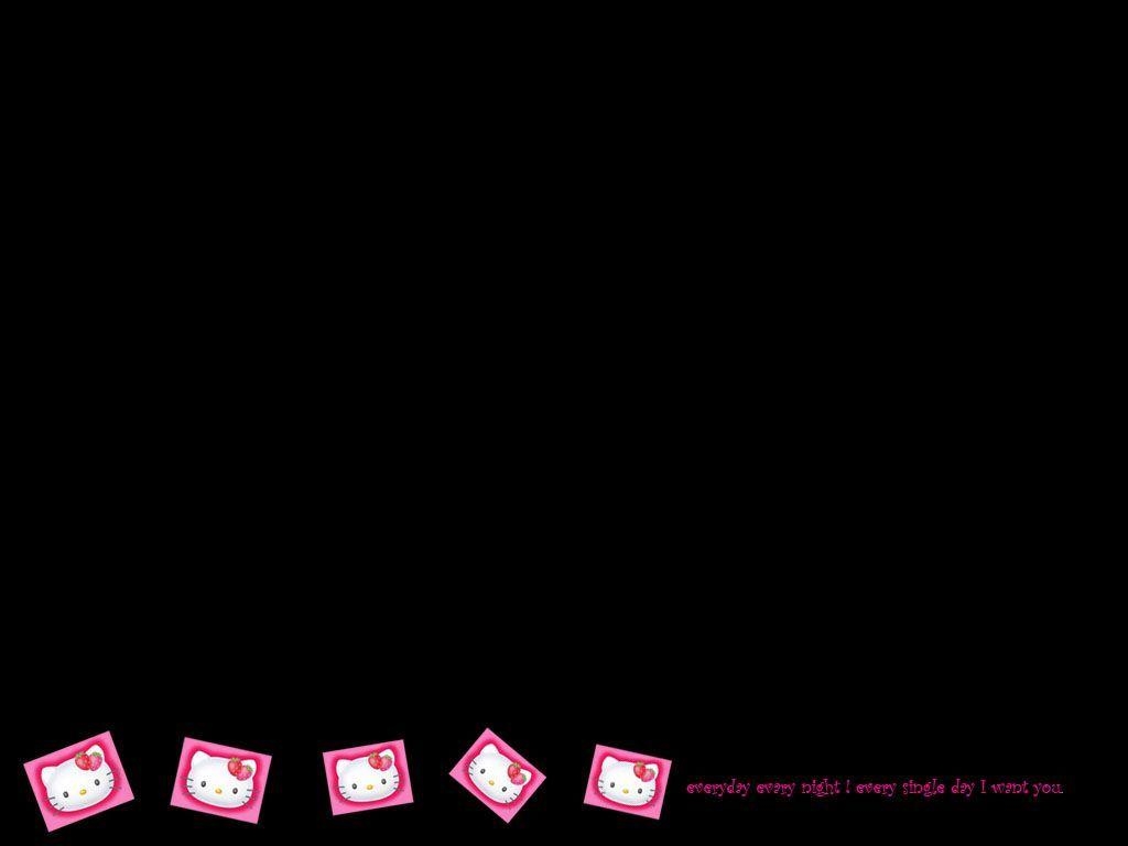 1030x770 Pink And Black Hello Kitty Background Wallpaper. HD Wallpaper, Desktop