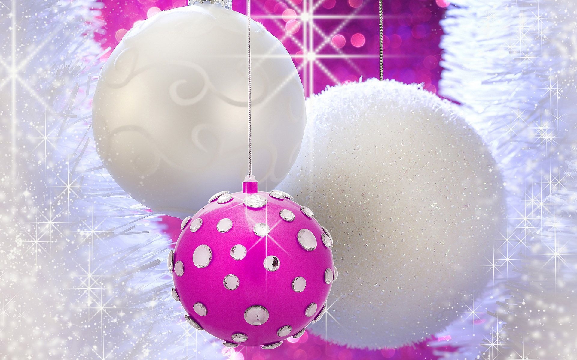 1920x1200 Glitter Christmas Wallpaper, Desktop