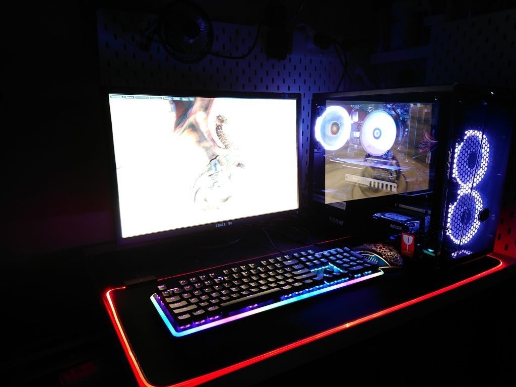 1030x770 PC Gamer Setup Wallpaper 73887 px, Desktop