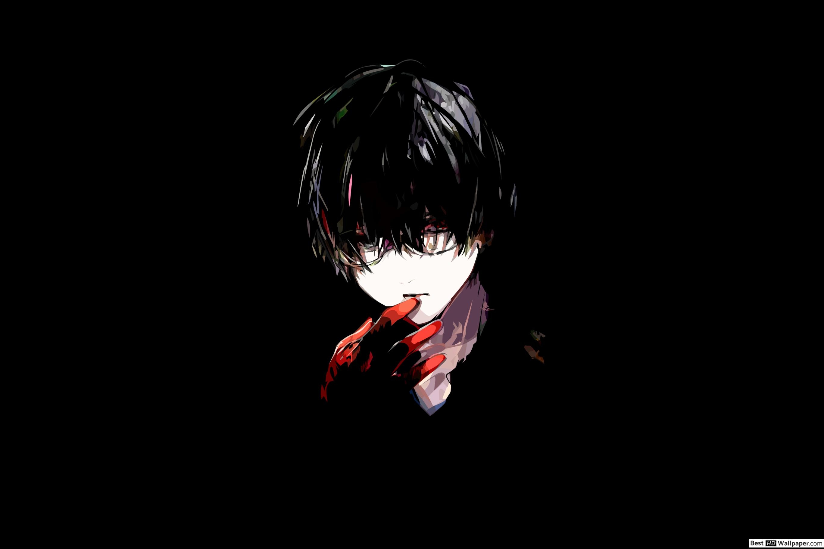 2740x1830 Black haired Ken Kaneki HD wallpaper download, Desktop