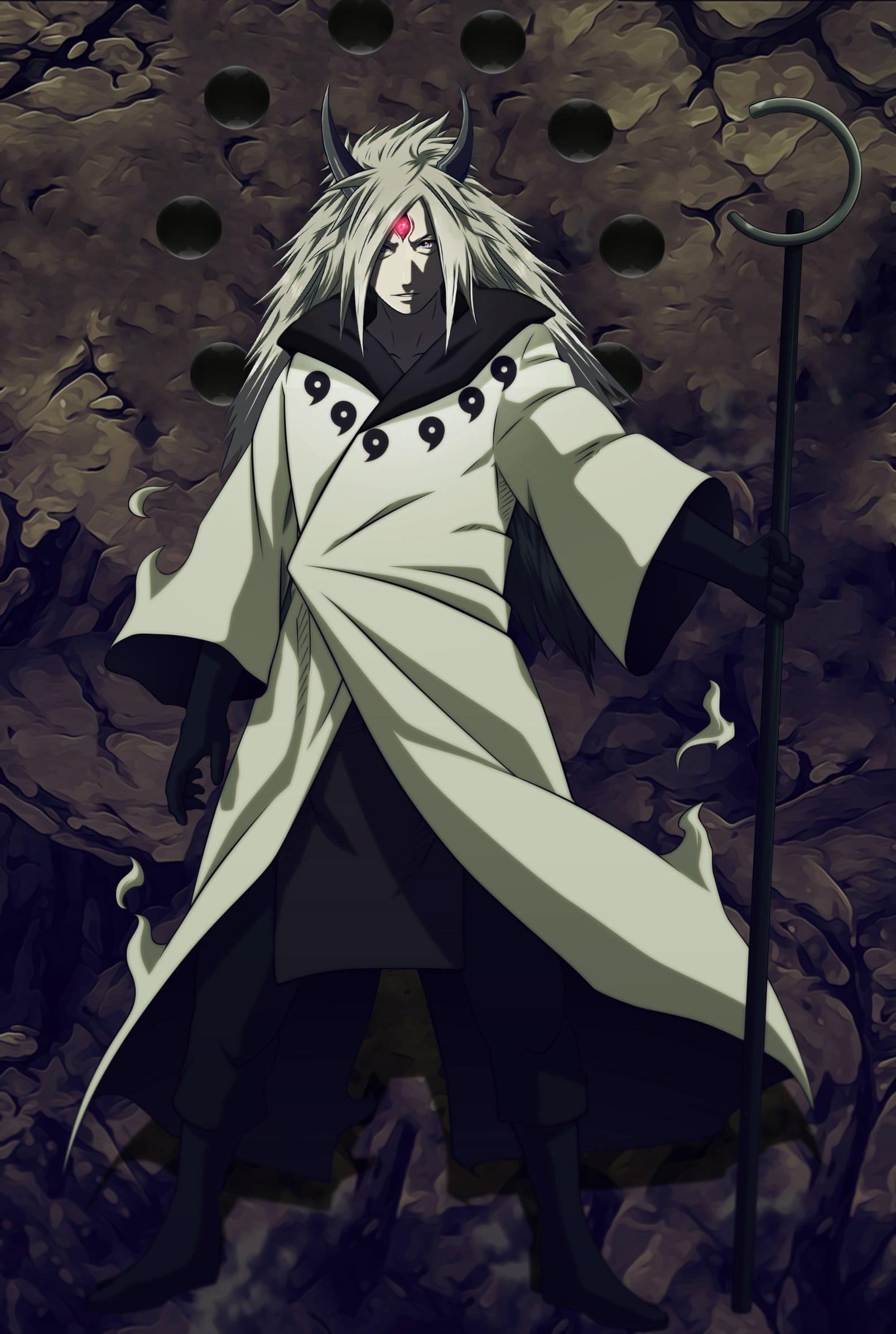 1610x2390 Naruto anime character, Naruto Shippuuden, Sage of Six Paths, Phone