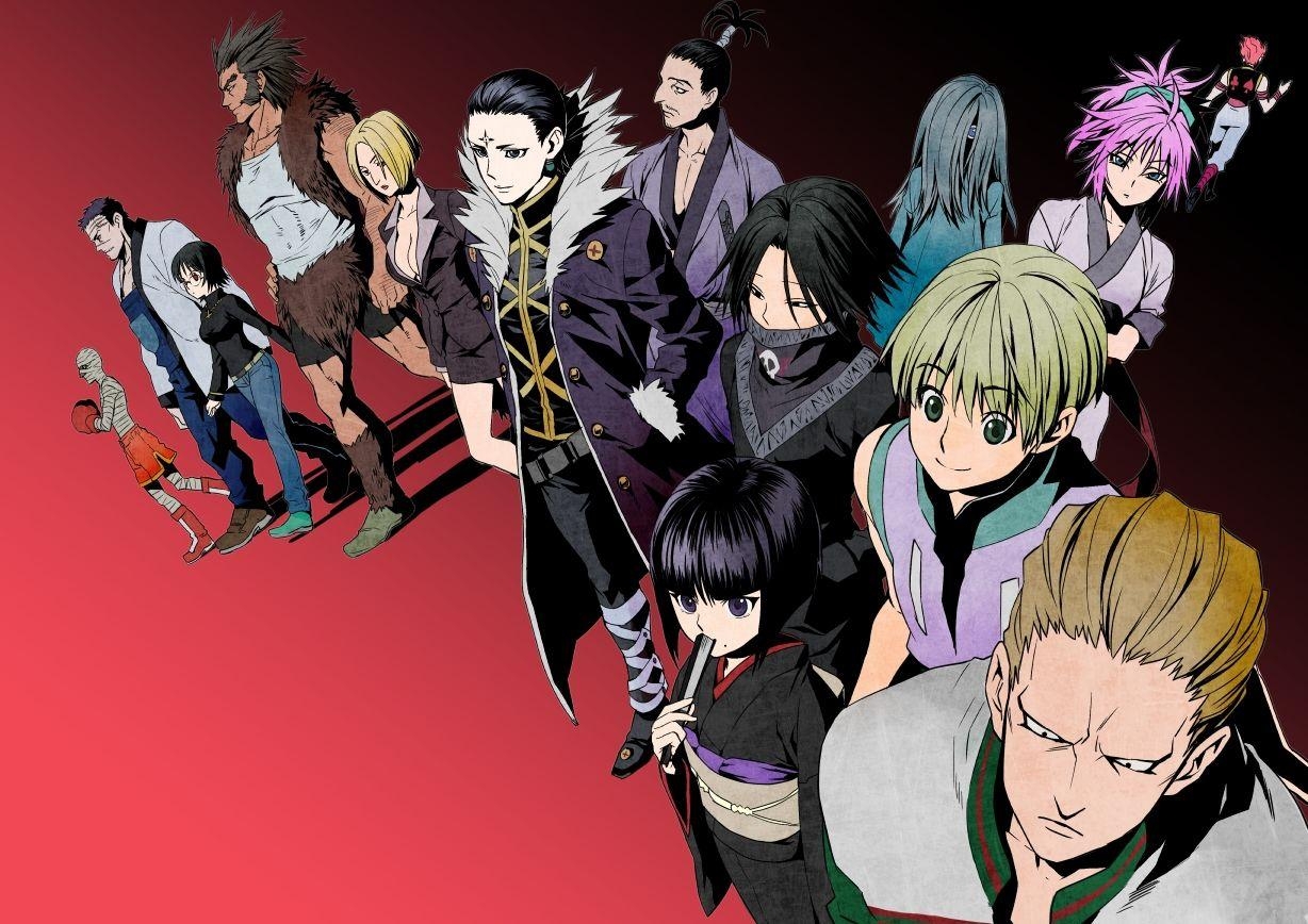 1230x870 Tags: Hunter x Hunter, Hisoka, Phantom Troupe, Chrollo Lucifer, Desktop