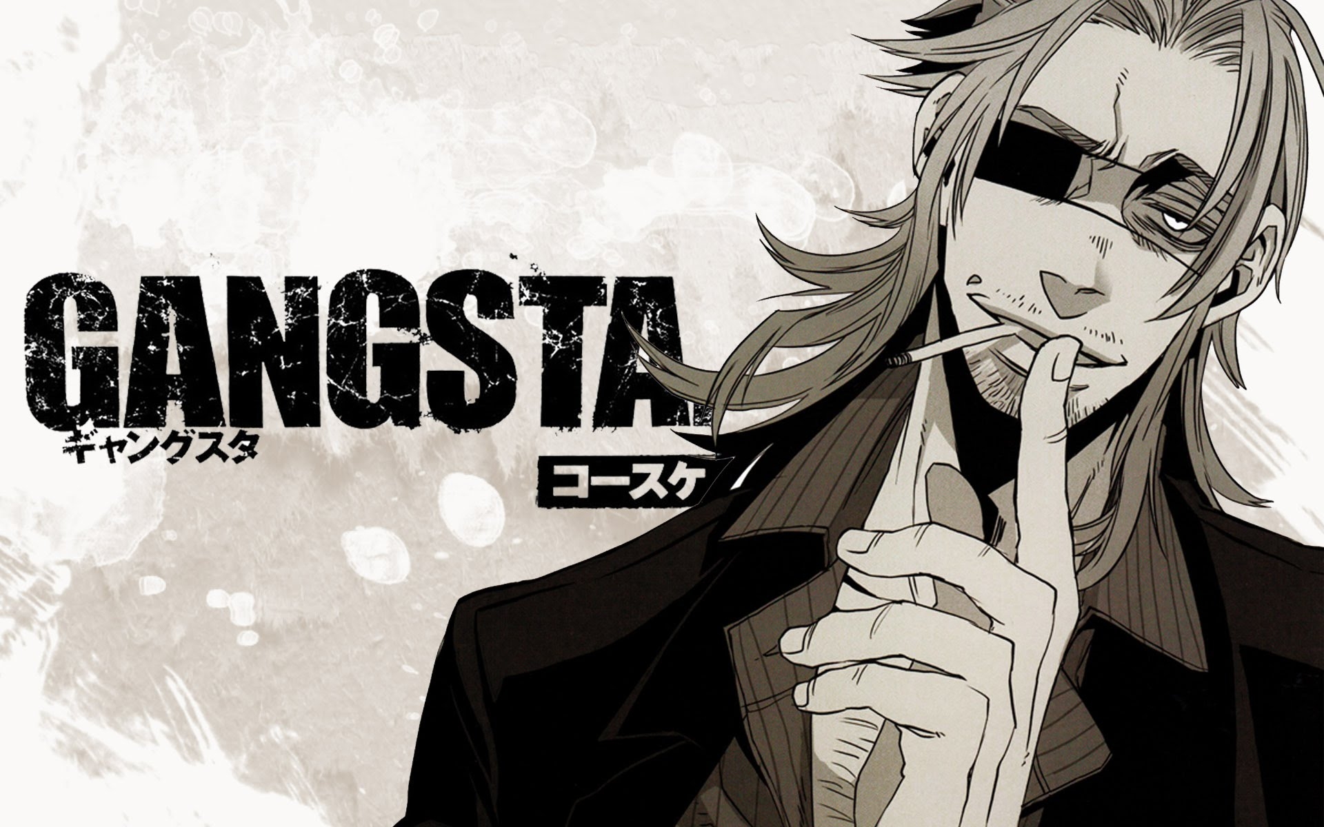 1920x1200 Gangsta Anime Cool Character HD Wallpaper, Desktop