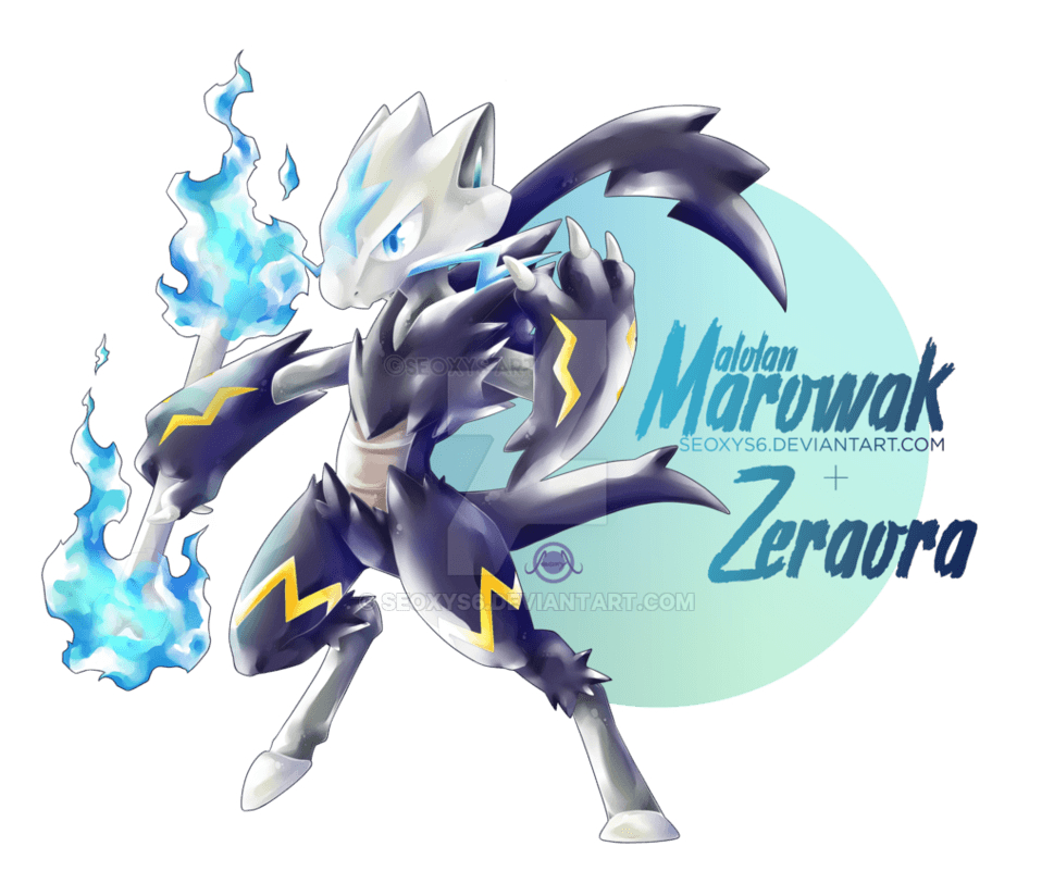 970x830 marowak Zeraora, Desktop