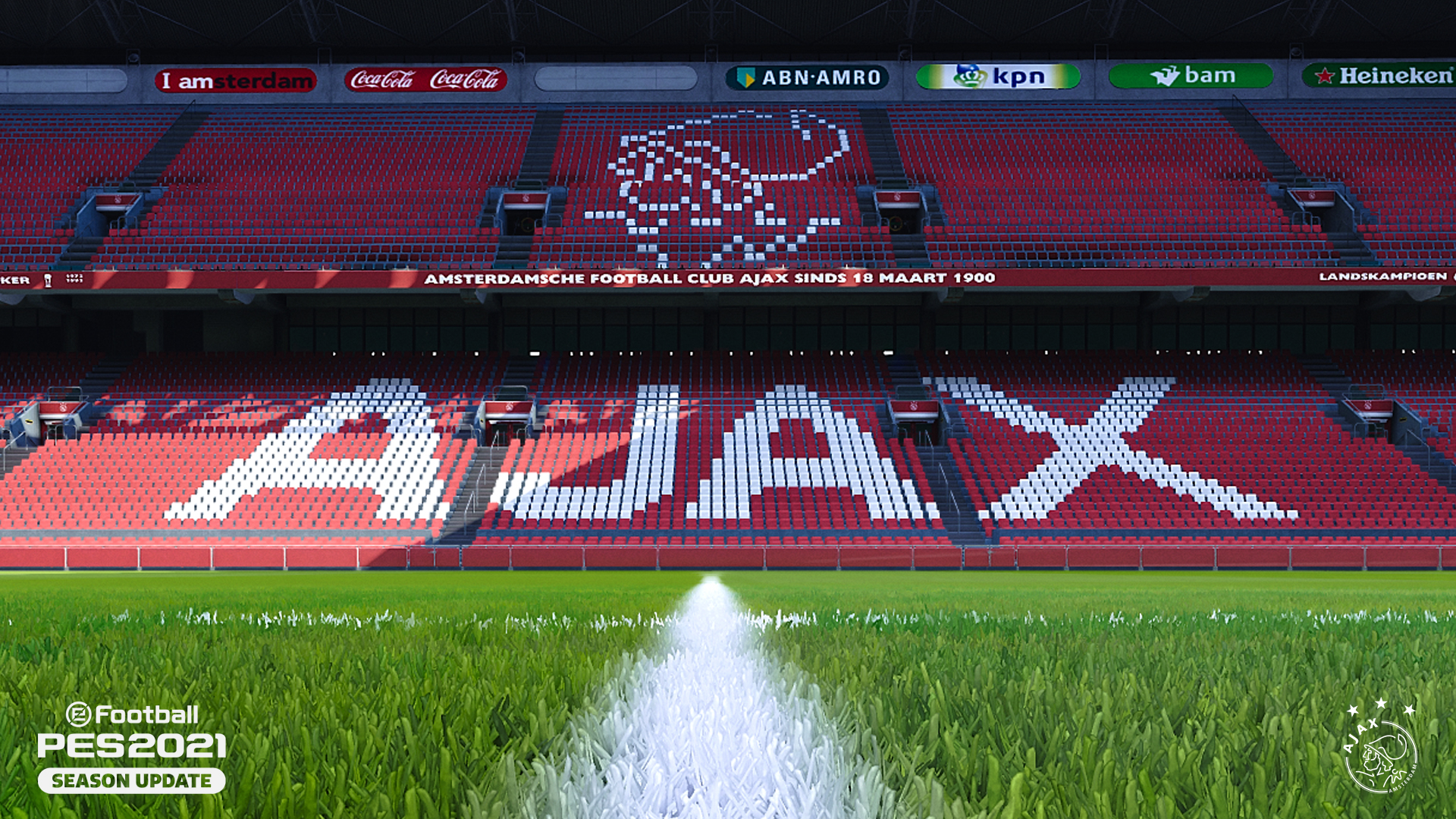 1920x1080 PES 2021 Stadium New Updated Johan Cruijff ArenA PESNewupdate.com. Free Download Latest Pro Evolution Soccer Patch & Updates, Desktop