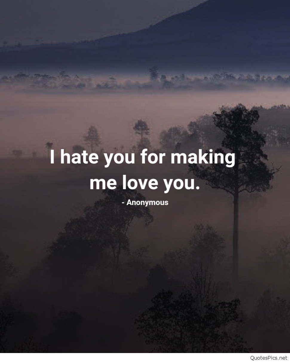 980x1220 I Hate Love HD Image, Download Wallpaper, Phone