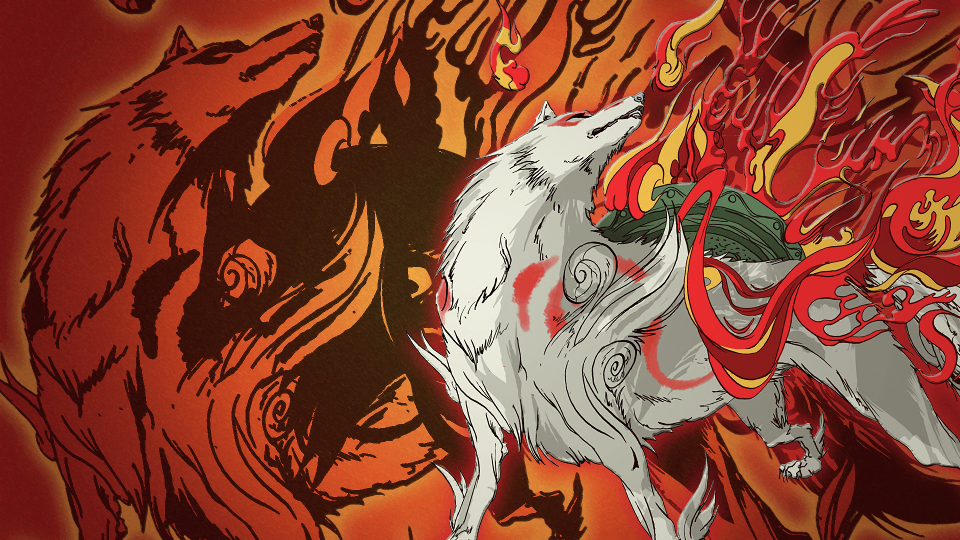 1920x1080 Made an Okami wallpaper with a friend, Desktop