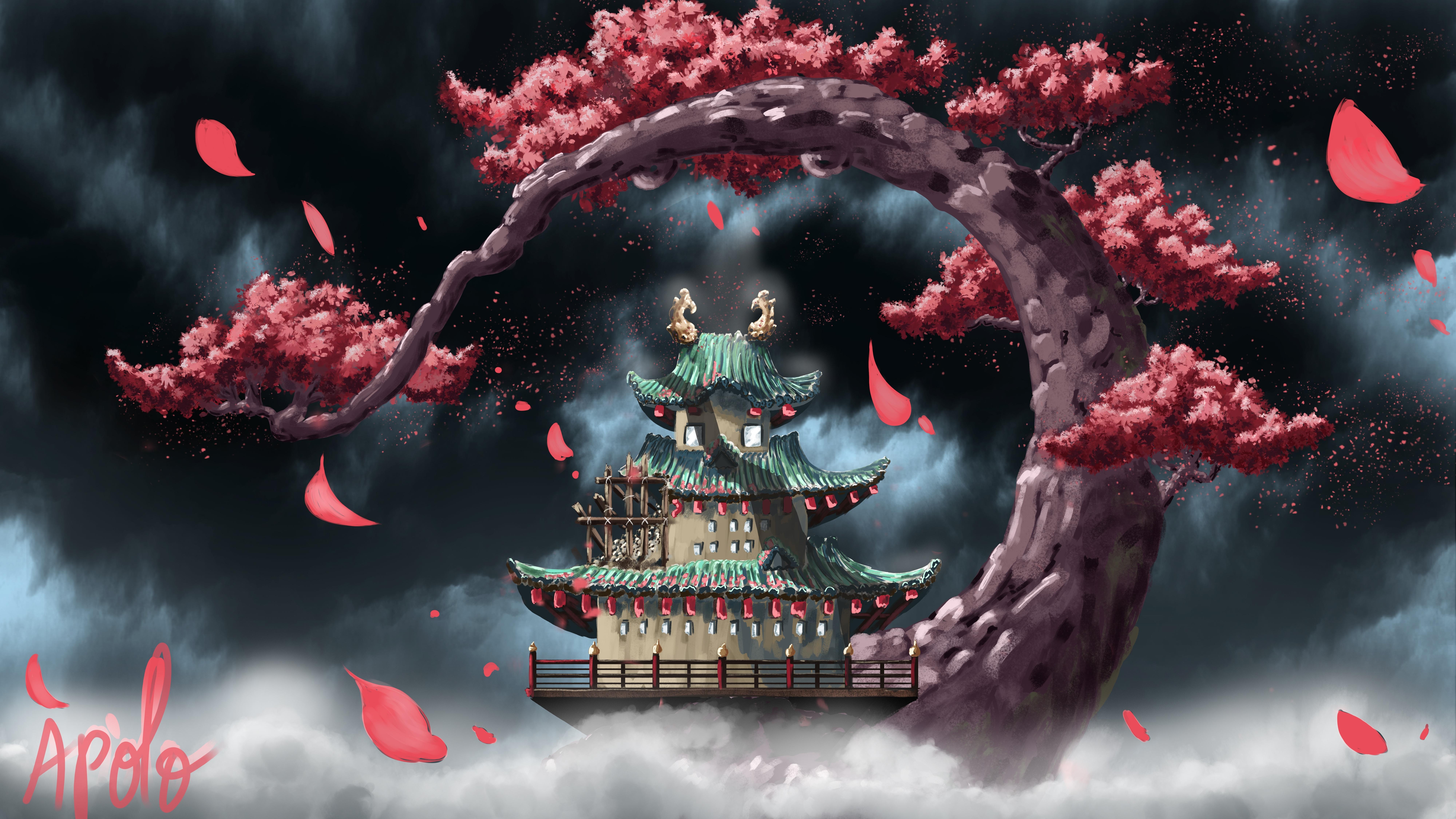 8000x4510 Wano Temple 8k Ultra HD Wallpaper. Background Imagex4501, Desktop