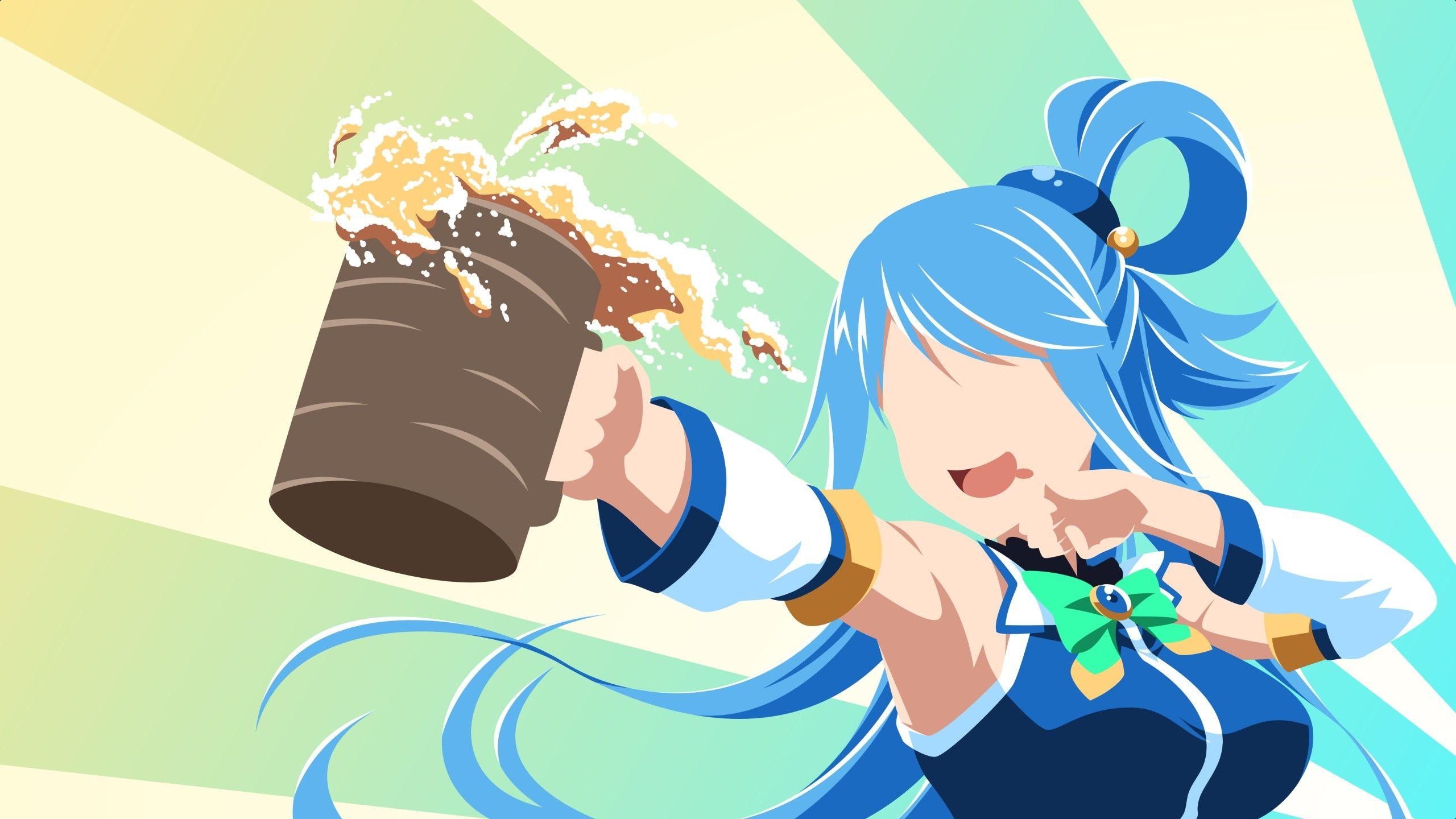 2560x1440 Aqua (KonoSuba) HD Wallpaper. Background, Desktop