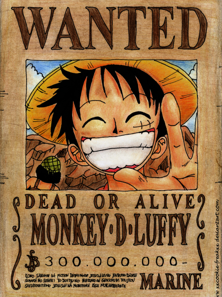 770x1030 Free download Luffys Wanted Poster Traditional By Xxcookie Freakxx [900x1267] for your Desktop, Mobile & Tablet. Explore One Piece Wallpaper Wanted. One Piece Wallpaper 1920x One Piece Wallpaper HD, Phone