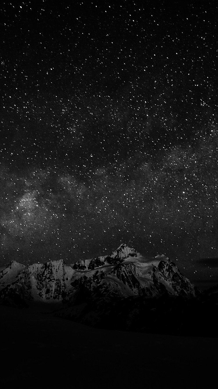 750x1340 Dark Starry Night Wallpaper Free Dark Starry Night Background, Phone