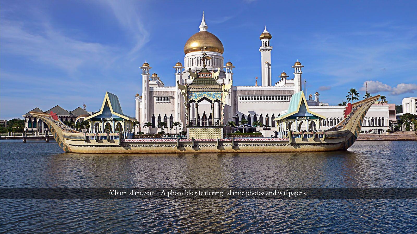 1600x900 Album Islam: Sultan Omar Ali Saifuddin Mosque (Brunei), Desktop