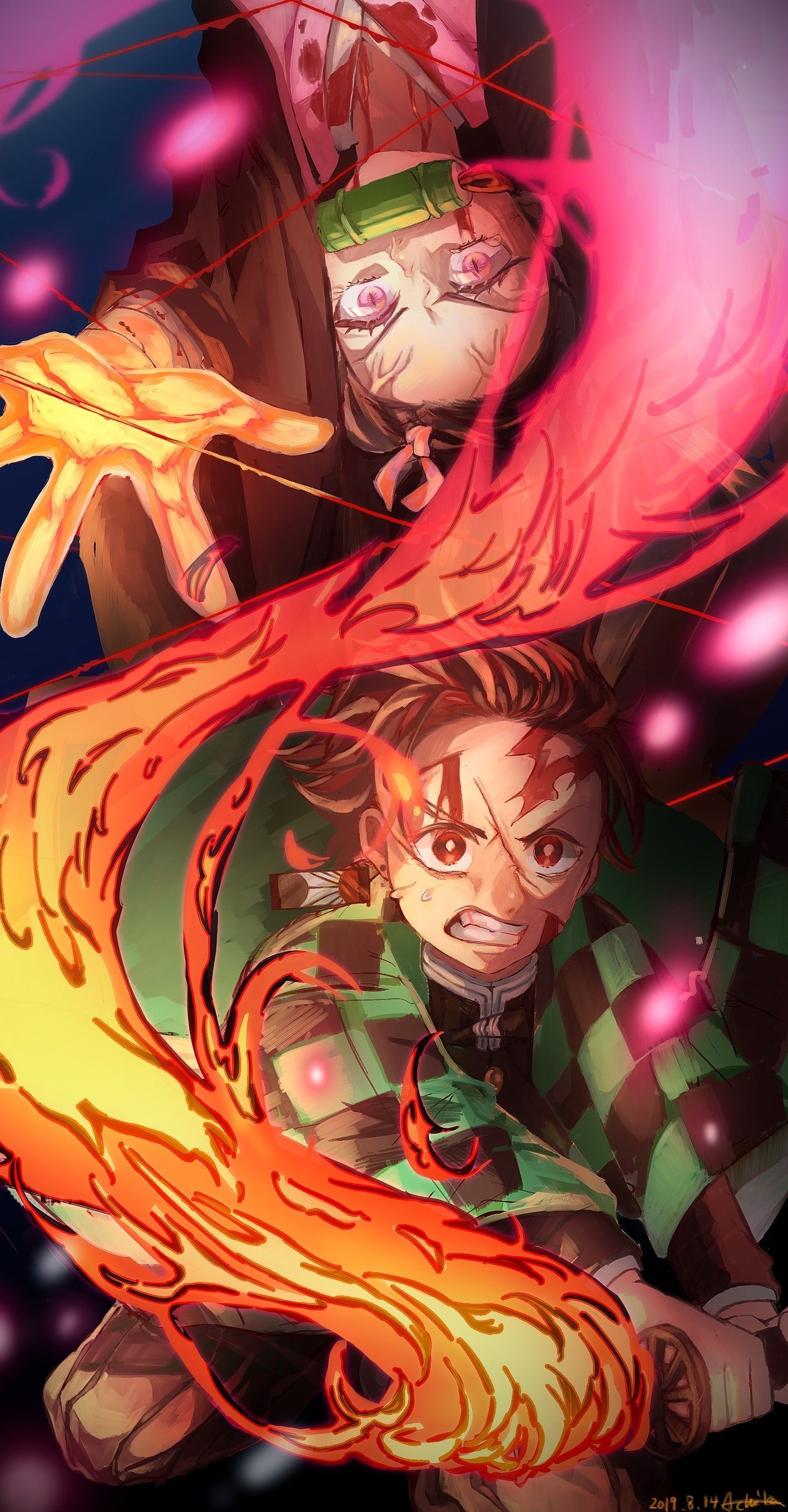 1420x2720 Kimetsu no Yaiba. Desenho de anime, Anime, Phone