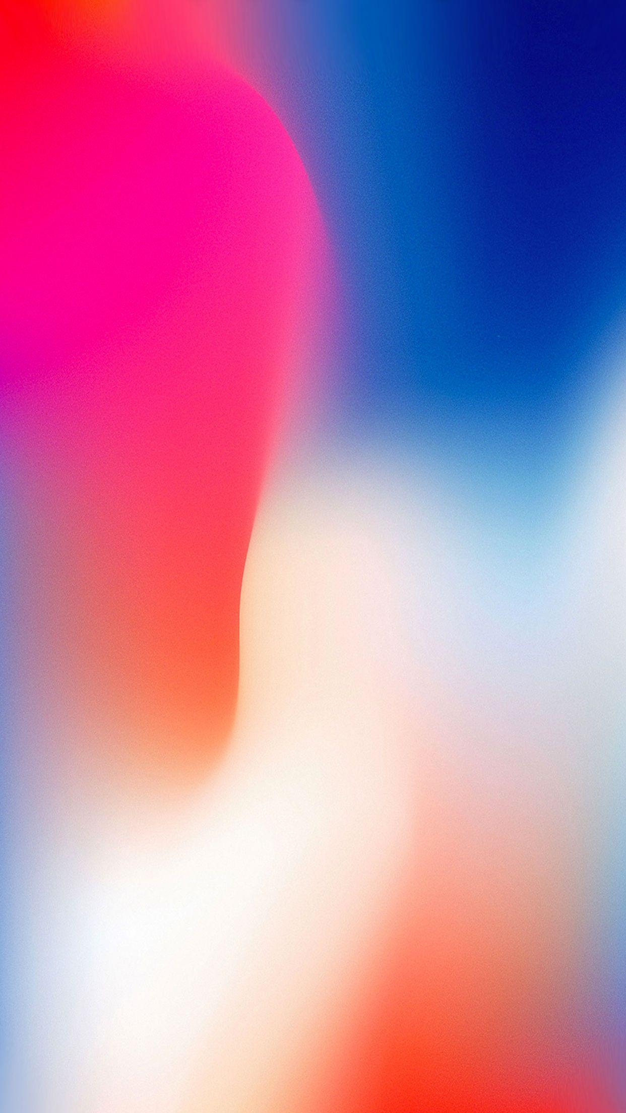 1250x2210 IPhone X Wallpaper Pink Blue Orange, Phone