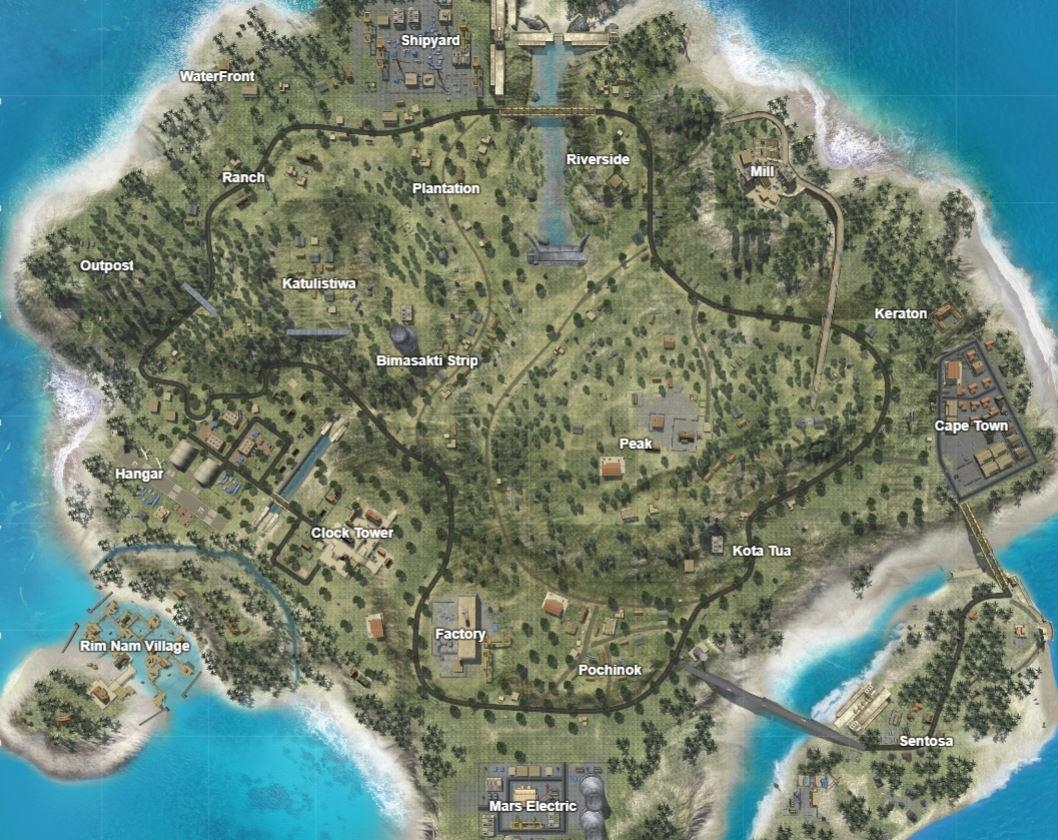 1060x840 Free Fire Battle Royale Maps The Best Landing Zones ◁, Desktop