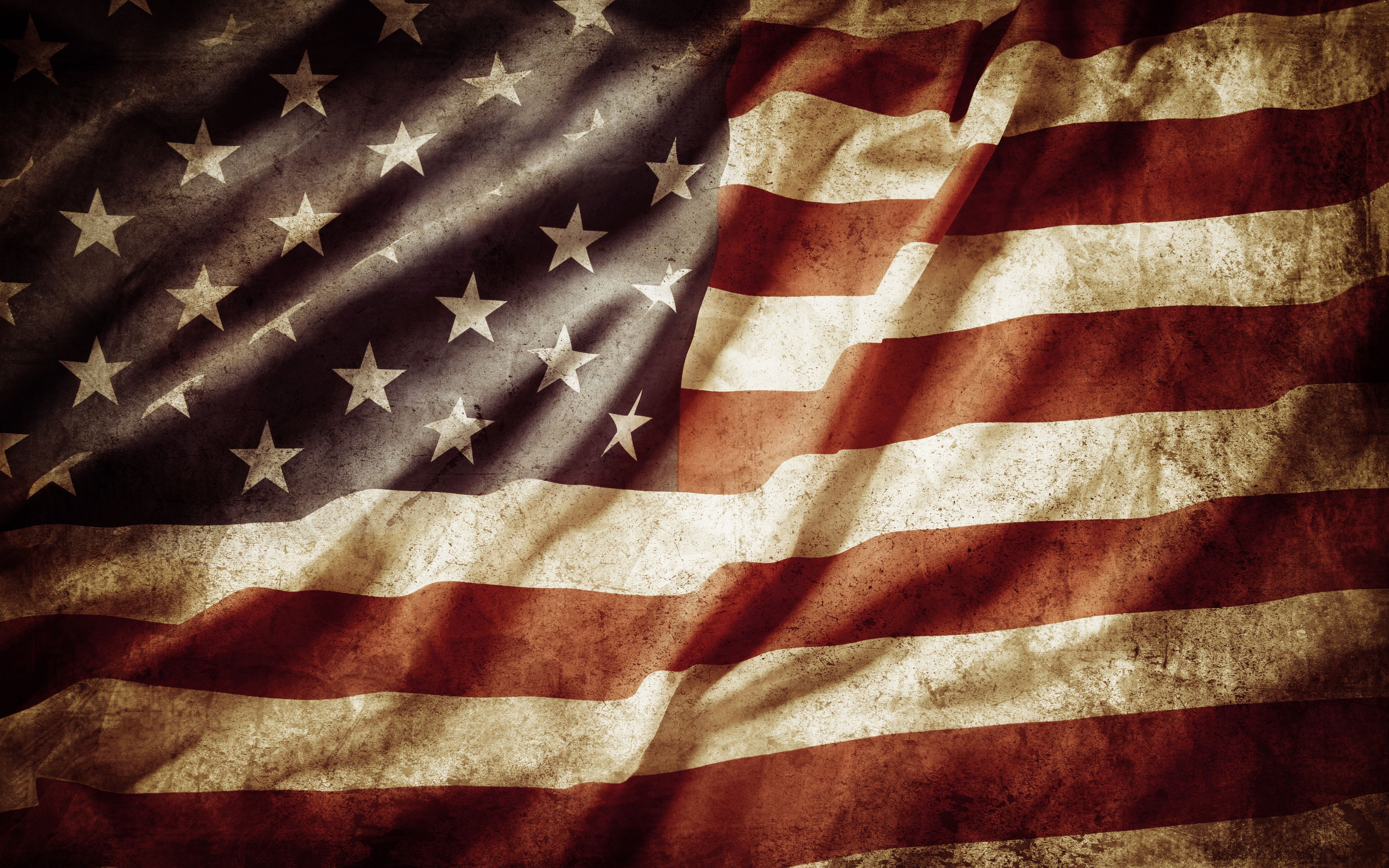 5120x3200 Grunge Flag of the United States 5K  Ultra HD Wallpaper, Desktop