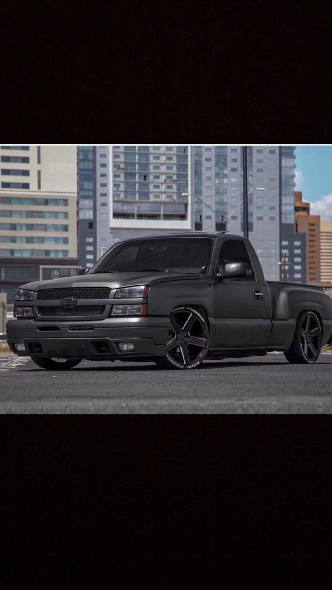 1080x1920 Download Low Truck Chevrolet Silverado 1500 Wallpaper, Phone