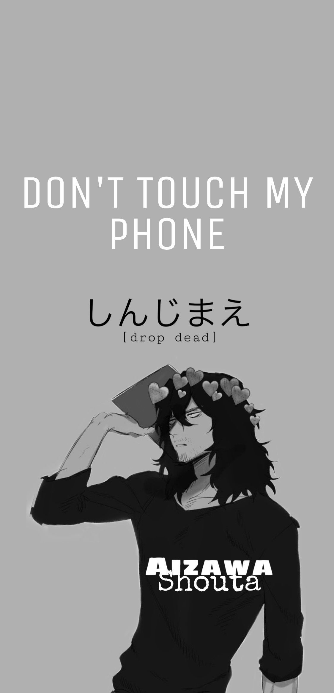 1130x2330 Aizawa shouta wallpaper. Dont touch my phone anime, Anime lock screen wallpaper, Anime background wallpaper, Phone