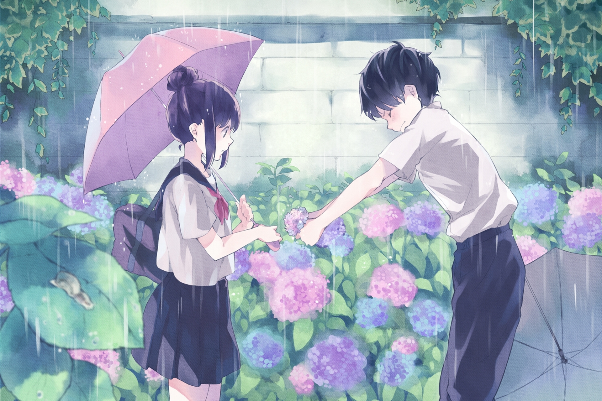 1920x1280 Anime Boy Wallpaper HD Boy Confessing To Girl, Desktop