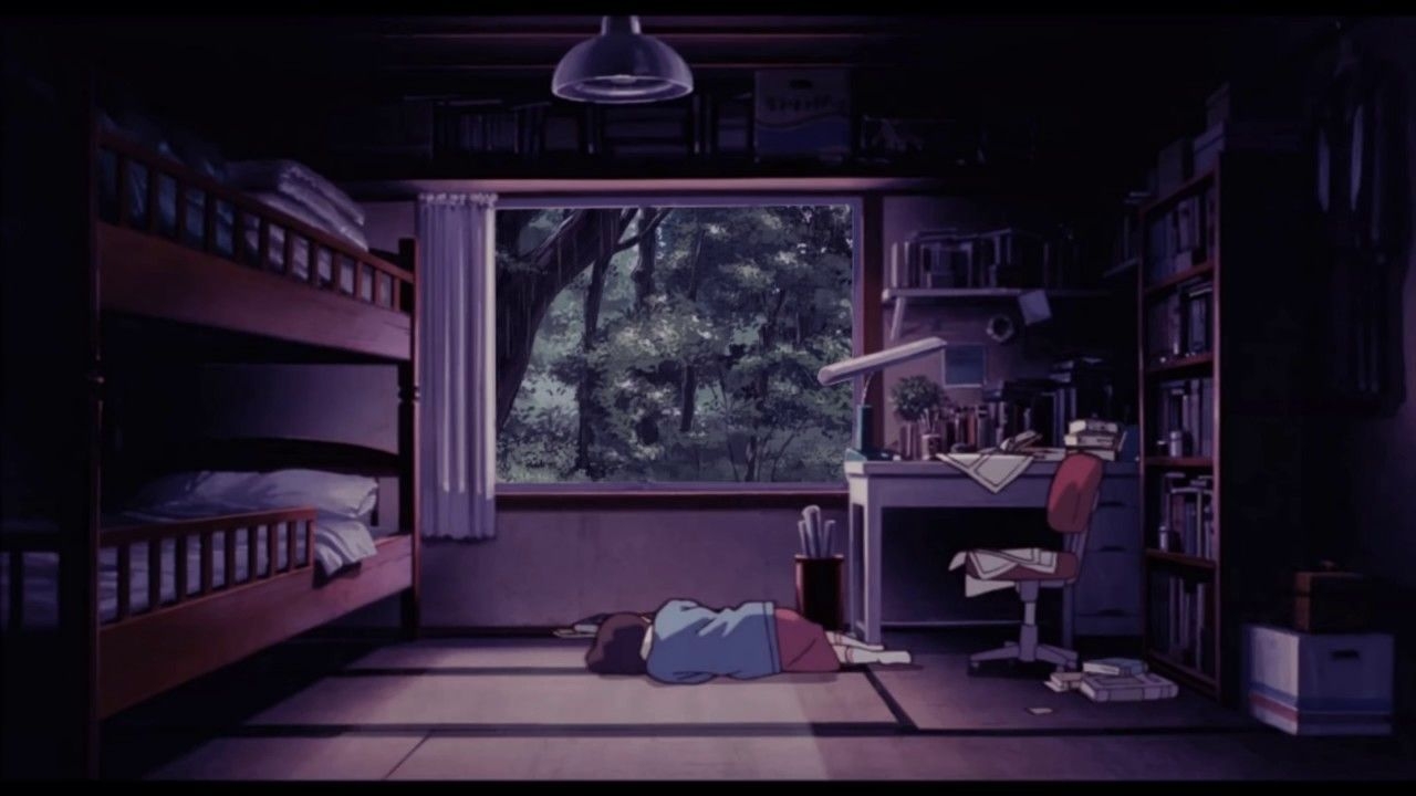 1280x720 Image result for Sleepless nights hiphop mix pt.4. Cenário anime, Ilustrações retro, Anime, Desktop