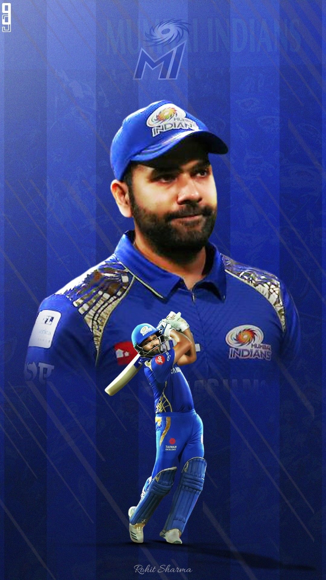 1080x1920 Rohit Sharma. Mumbai Indians. Mumbai indians ipl, Mumbai indians, India cricket team, Phone