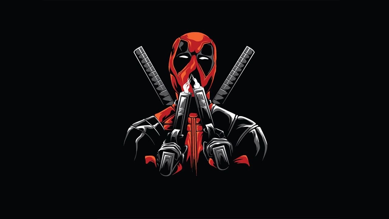 1280x720 Deadpool Minimal 720P Wallpaper, HD Superheroes 4K, Desktop