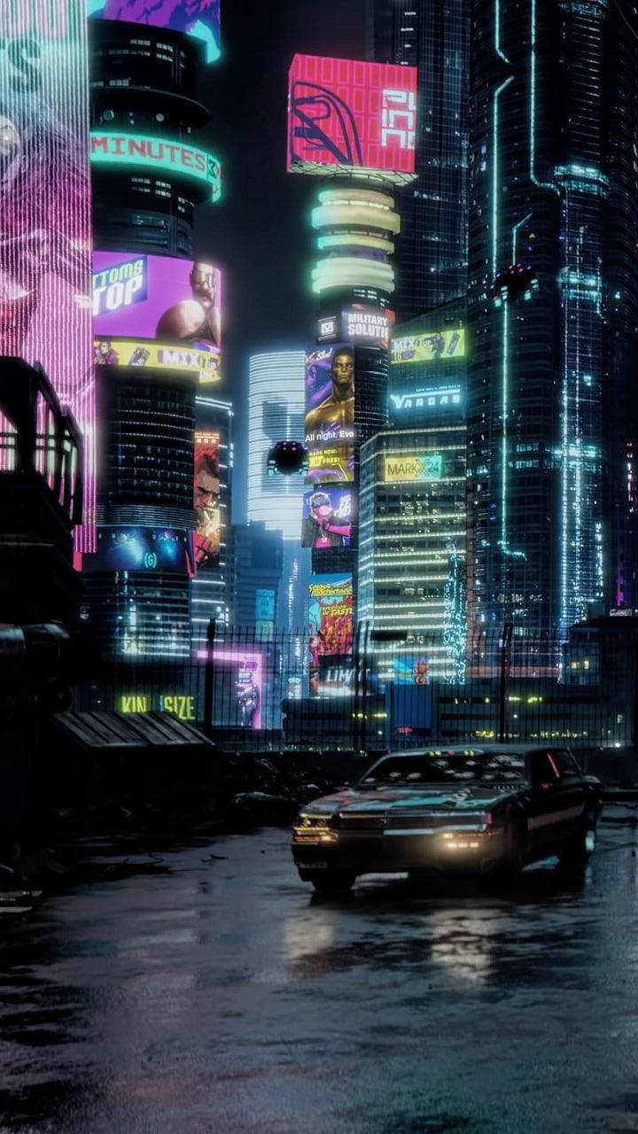 720x1280 Download Megalopolis City Cyberpunk 2077 iPhone Wallpaper, Phone