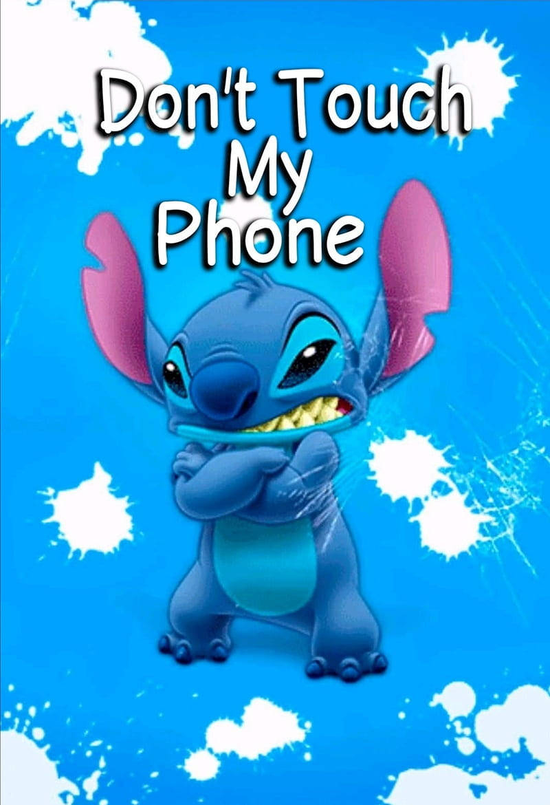 800x1170 Download Damaged Don't Touch My Phone Stitch Wallpaper, Phone