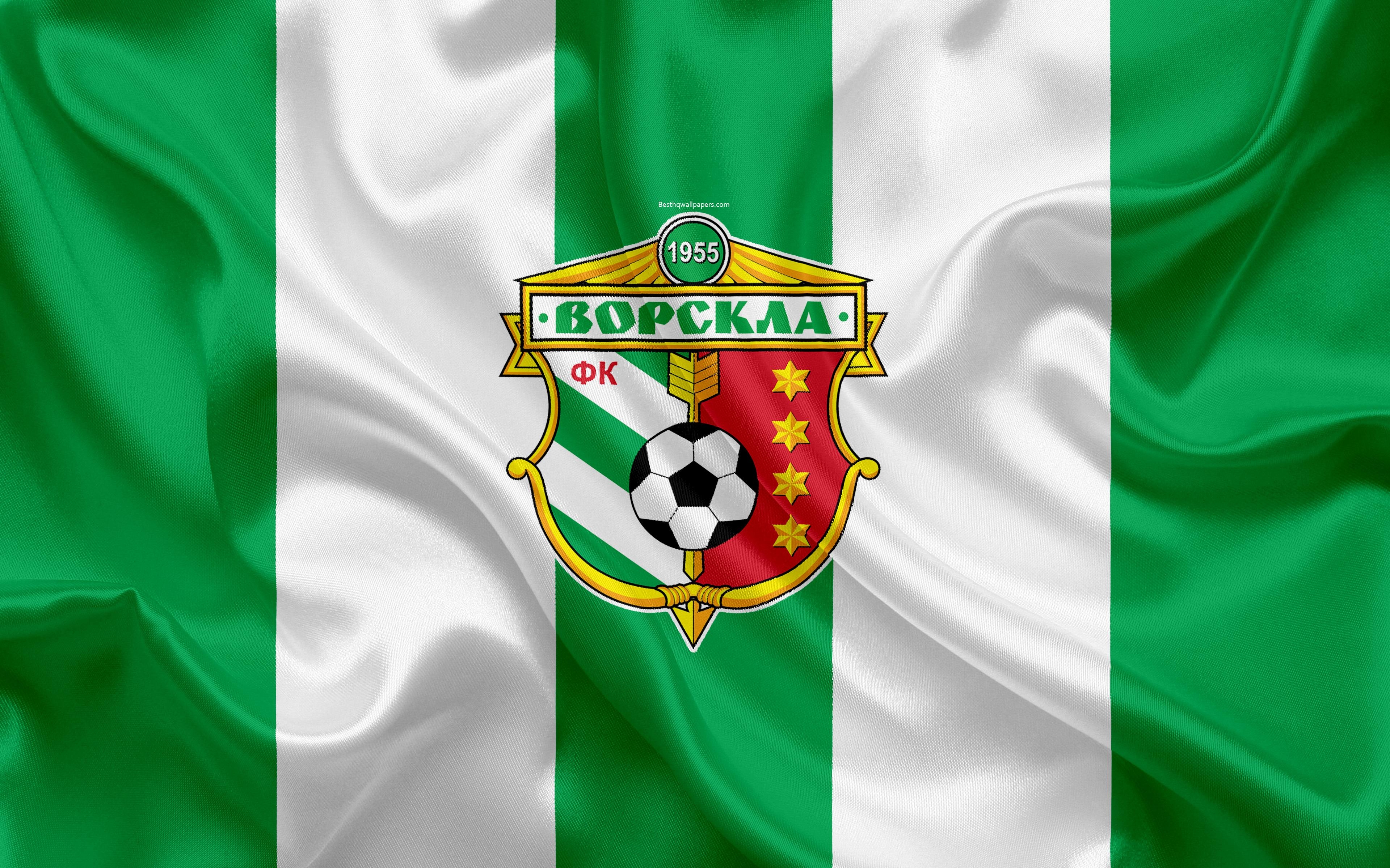 3840x2400 Download wallpaper FC Vorskla Poltava, 4k, Ukrainian football club, Desktop