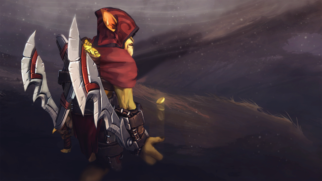 1280x720 Bounty hunter Dota 2 loading screen Wallpaper, Desktop