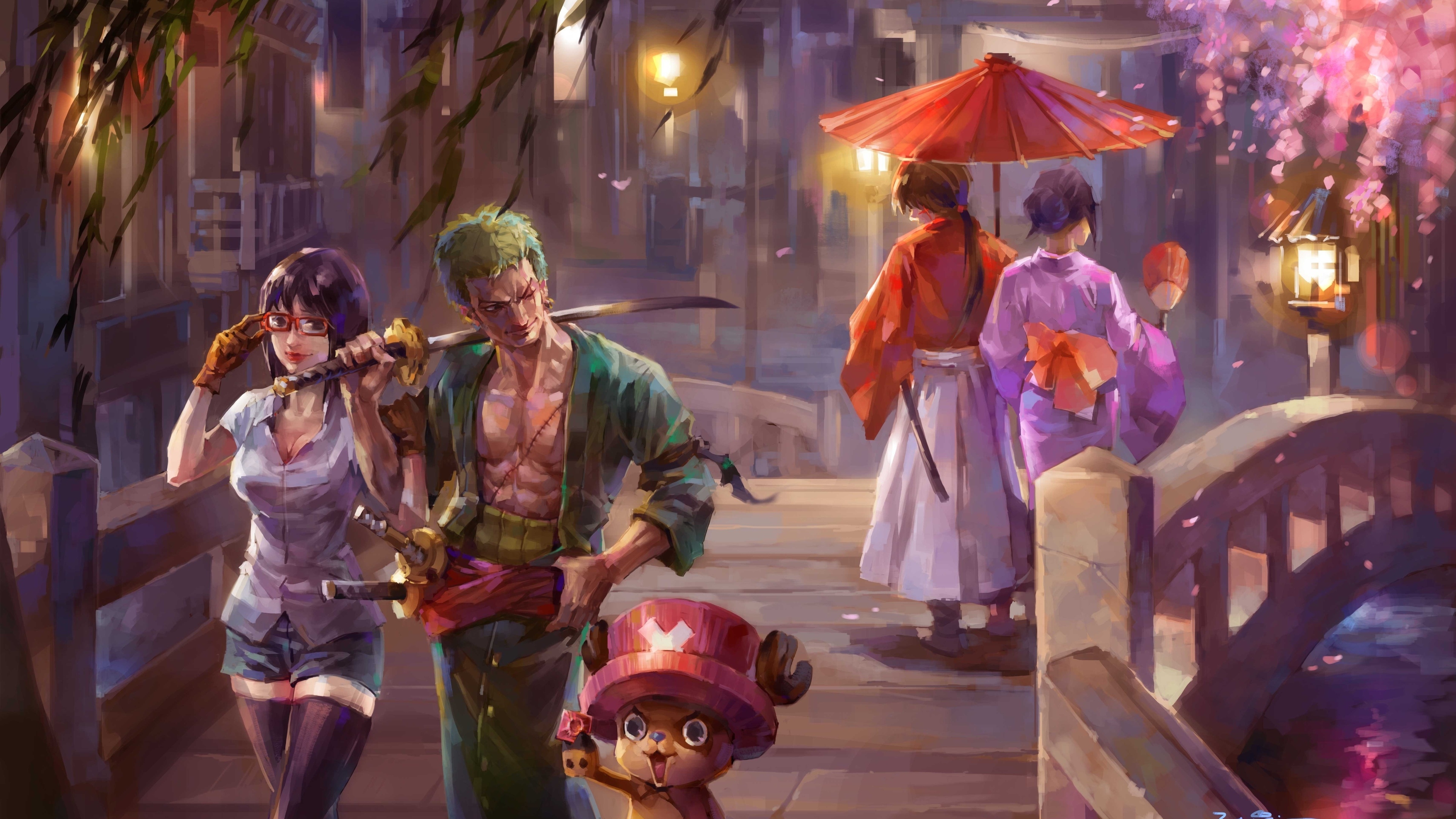 3840x2160 Wallpaper 4k One Piece Painting 5k Wallpaper, Desktop