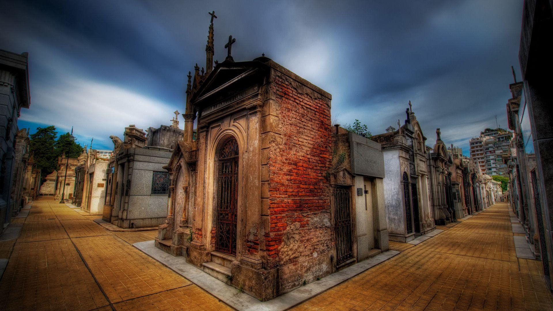 1920x1080 La Recoleta Cemetery in Buenos Aires widescreen wallpaper. Wide, Desktop