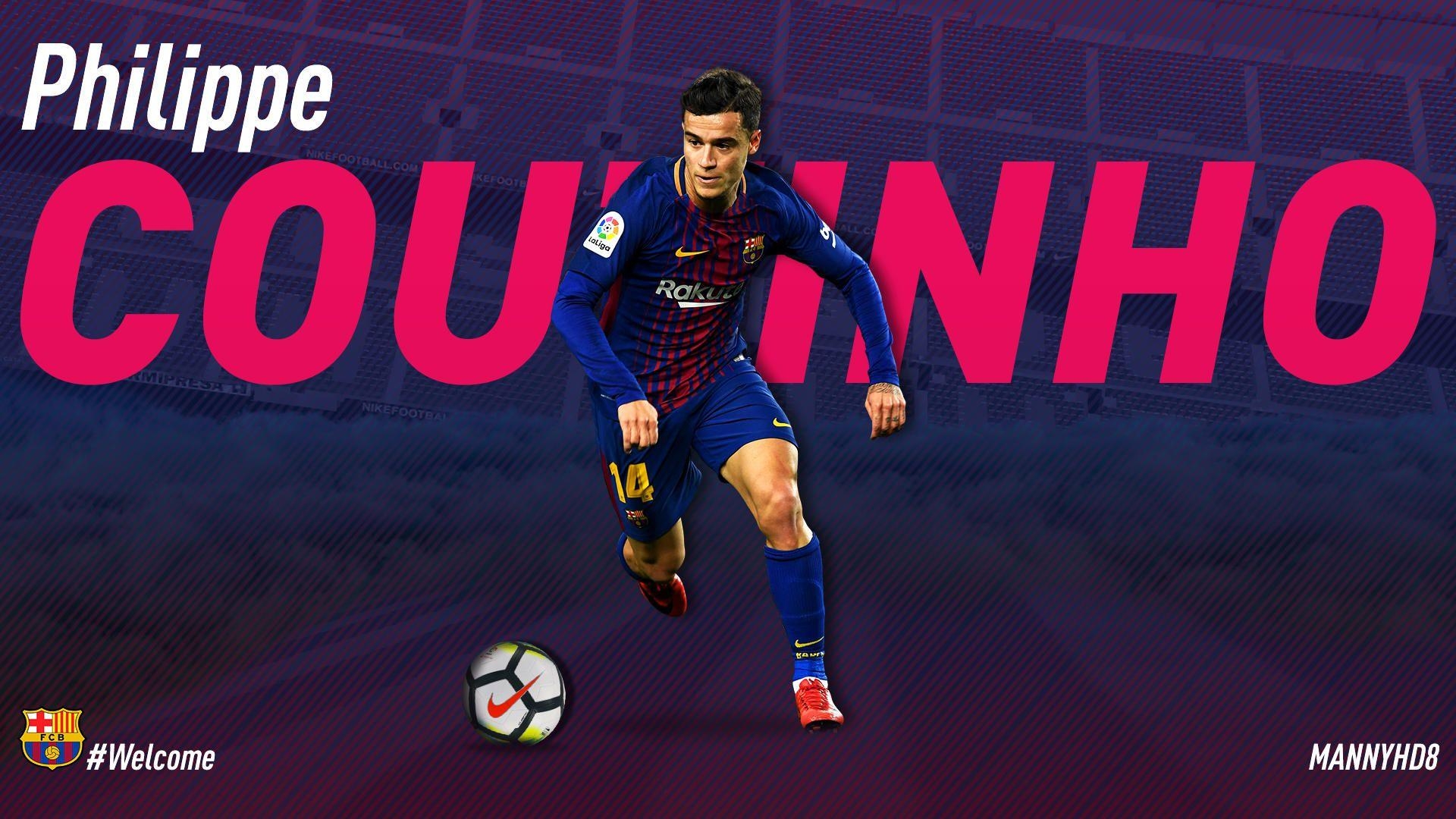 1920x1080 PHILIPPE COUTINHO BARCELONA WALLPAPER, Desktop