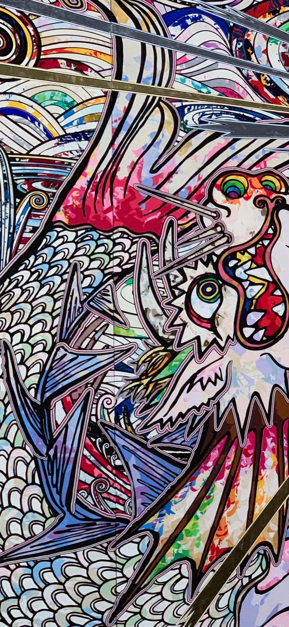 1130x2440 Wallpaper HD Takashi Murakami iPhone Wallpaper, Phone